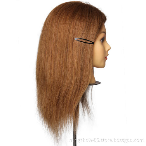 Fast delivery manikin training head with human hair on sale